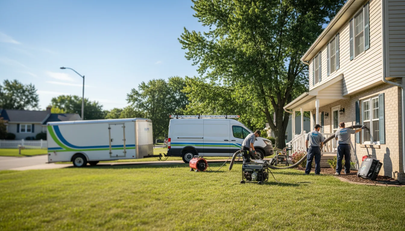 Flooded Basement Restoration And Cleanup With Repair in Bainbridge, OH near me